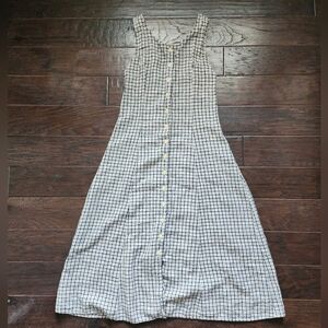 Vintage Eddie Bauer Checkered Button-Down Dress
